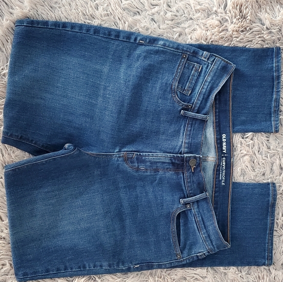 Old Navy Denim - Jeans old navy curvy / profile mide rise.